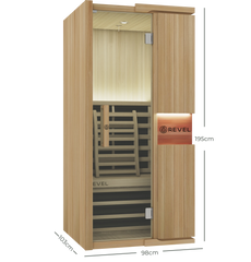 Revel Aura - 1  Person Full Spectrum Infrared Sauna Revel Saunas