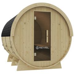 Revel Eden Pro - 8 Person Traditional Barrel Sauna Revel Saunas