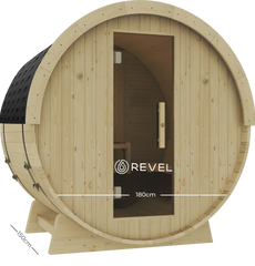 Revel Eden - 4 Person Traditional Barrel Sauna Revel Saunas