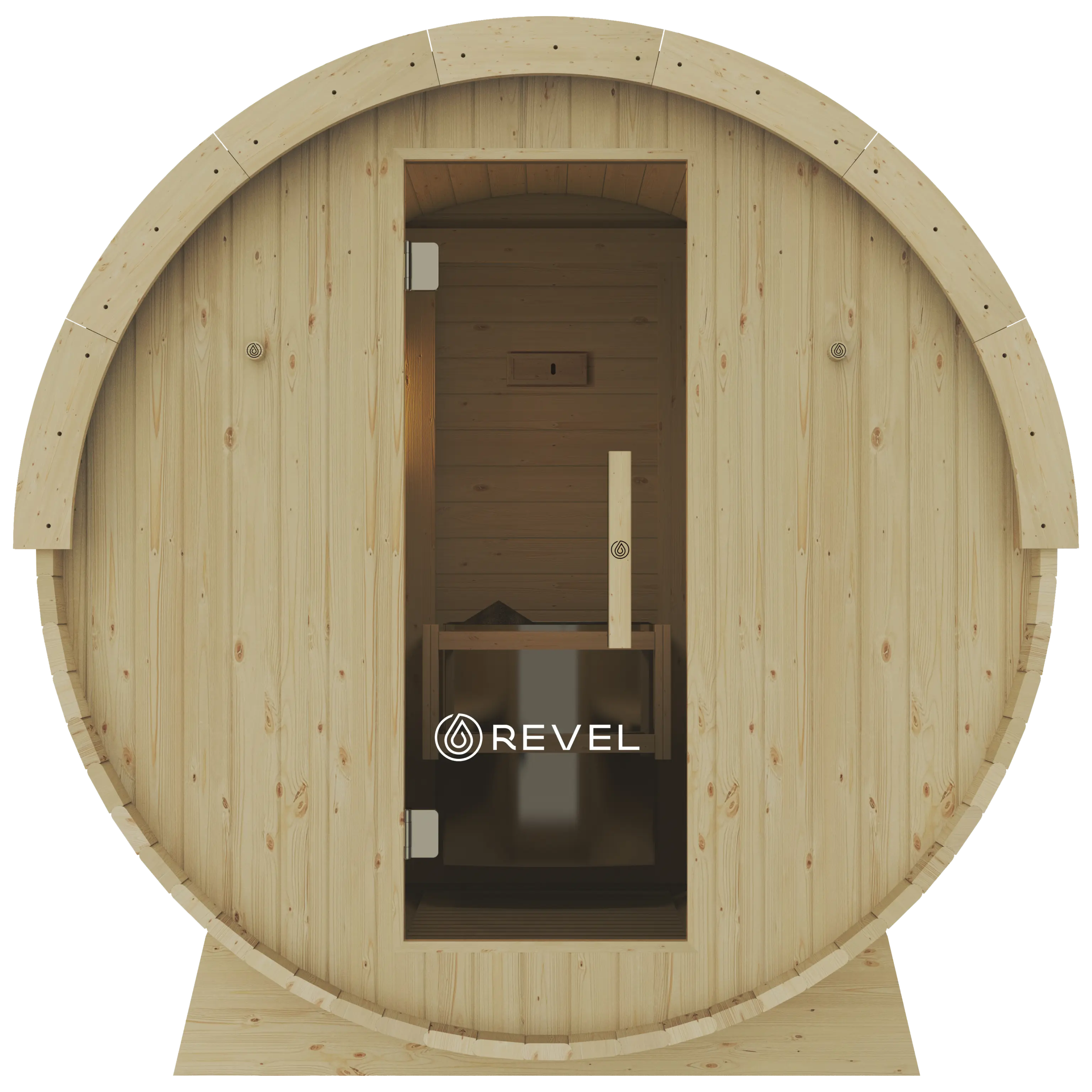 Revel Eden - 4 Person Traditional Barrel Sauna Revel Saunas