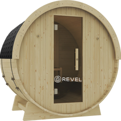 Revel Eden - 4 Person Traditional Barrel Sauna Revel Saunas