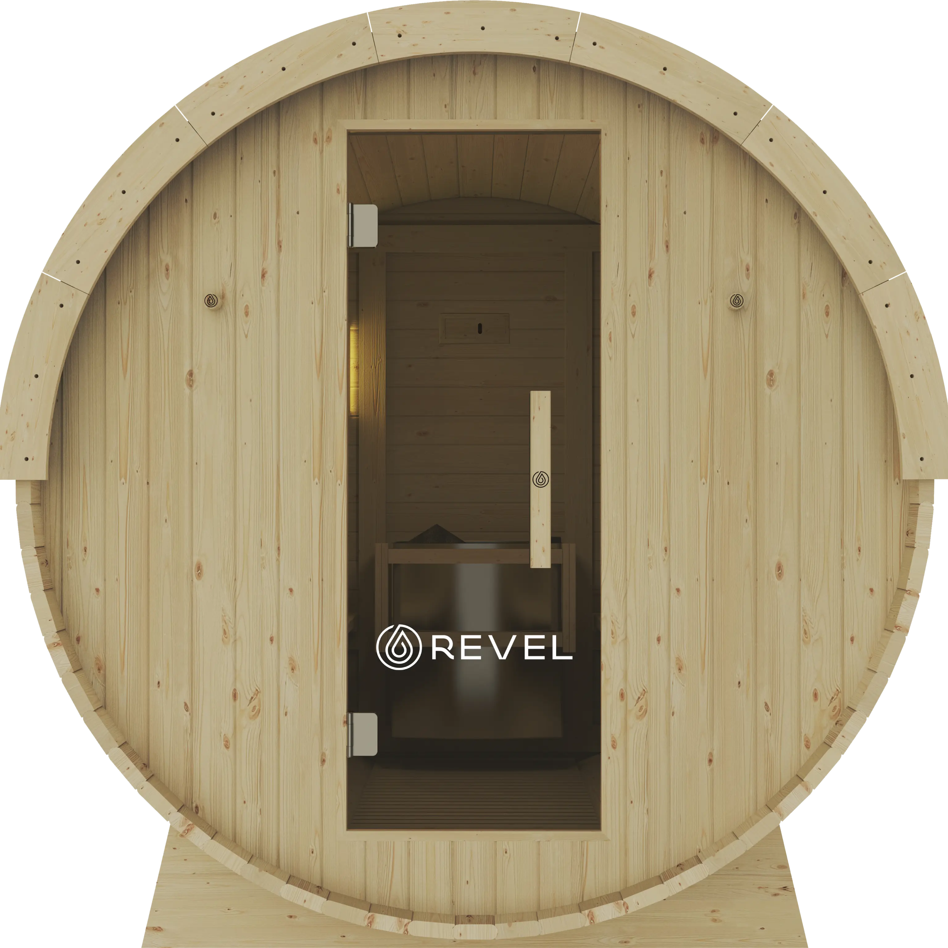 Revel Eden - 6 Person Traditional Barrel Sauna Revel Saunas